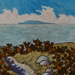 490. Mugu Peak Trail 9/12, Landscape Paintings by Artist Robert Wassell