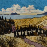 496. Last Chance Trail 11/12, Landscape Paintings by Artist Robert Wassell
