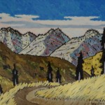 506. Alder Creek Trail 12/12, Landscape Paintings by Artist Robert Wassell