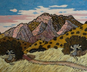 Bucksnort Trail 12/12, Landscape Paintings by Artist Robert Wassell