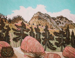 408. Little Mutau Trail 9/11, Landscape Paintings by Artist Robert Wassell