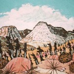 413. Santa Paula PeakTrail 7/11, Landscape Paintings by Artist Robert Wassell
