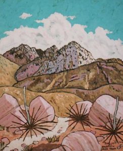 418. Hildreth Peak Trail 7/11, Landscape Paintings by Artist Robert Wassell