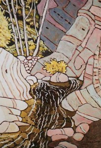 438. Potoreo John Trail 12/11, Landscape Paintings by Artist Robert Wassell