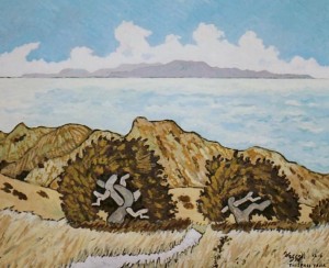 450. Trespass Trail 12/11, Landscape Paintings by Artist Robert Wassell