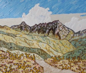 459. Cold Springs Trail 3/12, Landscape Paintings by Artist Robert Wassell