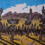 463. Sierra Madre Road 3/12, Landscape Paintings by Artist Robert Wassell