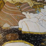 469. Sespe Trail 4/12, Landscape Paintings by Artist Robert Wassell