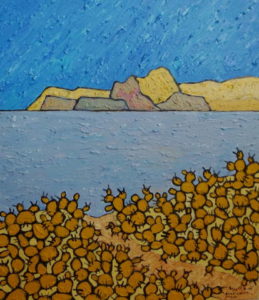 471. Deer Creek Trail 5/12, Landscape Paintings by Artist Robert Wassell