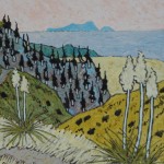 477. Last Chance Trail 7/12, Landscape Paintings by Artist Robert Wassell