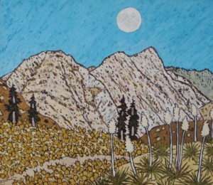 478. Red reef Trail 7/12, Landscape Paintings by Artist Robert Wassell