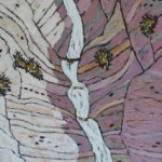 479. Seven Falls Trail 7/12, Landscape Paintings by Artist Robert Wassell